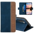 thumbnail image 1 of Case for Samsung Galaxy S21 5G 6.2" 2021, Allytech Flip Folio Wallet Case with Money Pocket RFID Blocking PU Leather & TPU Inner Shell with Stand Case for Galaxy S21 2021, Blue, 1 of 6