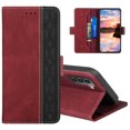 thumbnail image 1 of Case for Samsung Galaxy S21 5G 6.2" 2021, Allytech Flip Folio Wallet Case with Money Pocket RFID Blocking PU Leather & TPU Inner Shell with Stand Case for Galaxy S21 2021, Red, 1 of 6
