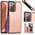 thumbnail image 1 of Case for Samsung Galaxy S21 5G, Luxury PU Leather Case with [Two Magnetic Clasp] [Card Slots] Stand Function Durable Shockproof Soft TPU Case Back Wallet Cover for Galaxy S21 5G - Rose Gold, 1 of 16