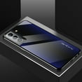 thumbnail image 1 of Case for Samsung Galaxy S21 FE, 9H Tempered Glass TPU Bumper Shockproof Anti-Scratches Lens Protection Cover, Slim Lightweight Non-Slip Case for Samsung Galaxy S21 FE, Darkblue, 1 of 11