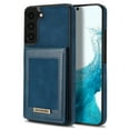 thumbnail image 1 of Case for Samsung Galaxy S21 FE, Premium PU Leather with Credit Card Holder Wallet Cover Stand RFID Blocking Cell Accessories for Samsung Galaxy S21 FE Cases for Men Women - Blue, 1 of 10