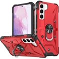 thumbnail image 1 of Case for Samsung Galaxy S21 Plus Case Galaxy S21+ Case Military Grade Drop Case with Kickstand Ring Magnetic Holder Shockproof Protective for Galaxy S21 Plus Phone Case (Red), 1 of 10