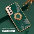 thumbnail image 1 of Case for Samsung Galaxy S21 Plus Case, Space man Series Slim Soft Bumper Protective Case for Samsung S21 + Case with Invisible Ring Holder Kickstand for Galaxy S21 Plus Case,Darkgreen, 1 of 8