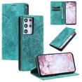 thumbnail image 1 of Case for Samsung Galaxy S21 Ultra Wallet Case for Women Girls with Card Holder, Embossed Flower Pattern Magnetic Flip PU Leather Purse Protective Phone Cover for Samsung Galaxy S21 Ultra, Green, 1 of 11