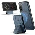 thumbnail image 1 of Case for Samsung Galaxy S22, Detachable Magnetic Wallet Credit Card Cash Slot Case Support Wireless Charging Functional Stand Compatible with MagSafe Cover For Samsung Galaxy S22,Blue, 1 of 12