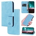 thumbnail image 1 of Case for Samsung Galaxy S22 Plus, Vintage PU Leather Wallet Book Case Magnetic Closure Credit Card Holder Kickstand Shock-Absorbing Flip Case Compatible with Samsung Galaxy S22 Plus - Lightblue, 1 of 8