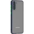 thumbnail image 1 of Case for Samsung Galaxy S22 Thin Shockproof Phone Case PC Back TPU Bumper [Protect from Fingerprint/Shock/Scratch/Slip] Translucent Matte Phone Cover for Samsung Galaxy S22-Blue, 1 of 7