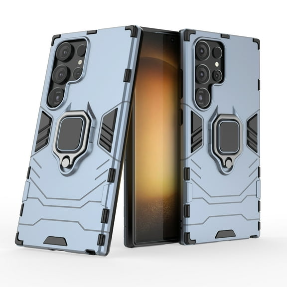 Case for Samsung Galaxy S22 Ultra,Decase Slim Case with Ring Kickstand Magnetic Car Mount Military Grade Shockproof Dual Layer Hybrid Phone Shell Compatible for Samsung Galaxy S22 Ultra,Navy