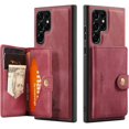 thumbnail image 1 of Case for Samsung Galaxy S22 Ultra [Not for S22 or S22 Plus], Detachable Magnetic Wallet Credit Card Slot Kickstand Cover Support Wireless Charging Compatible with Samsung Galaxy S22 Ultra (Red), 1 of 16