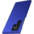 thumbnail image 1 of Case for Samsung Galaxy S22 Ultra Phone Case Protective Slim [Defend from Scratch/Slip/Drop/Fingerprint] Matte PC Hard Minimalistic Phone Cover for Samsung Galaxy S22 Ultra-Blue, 1 of 6