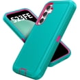 thumbnail image 1 of Case for Samsung Galaxy S23 FE 6.4-Inch, Heavy Duty Rugged & Dual-Layer with C Port Protection, Shockproof Anti dust Scratch Matte  Phone Case Back Cover for Samsung S23 FE 5G, Mint, 1 of 7
