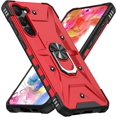 thumbnail image 1 of Case for Samsung Galaxy S23 Plus Case Galaxy S23+ Case Military Grade Drop Case with Kickstand Metel Ring Magnetic Holder Protective for Galaxy S23 Plus S23+ Phone Case (Red), 1 of 17