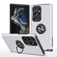 thumbnail image 1 of Case for Samsung Galaxy S23 Ultra,Decase Rugged Case with 360° Ring Kickstand,Compatible with Magnetic Car Mount,Dual Layer Hybrid TPU &PC Shockproof Phone Cover for Galaxy S23 Ultra 2023 - Silver, 1 of 8