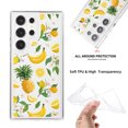 thumbnail image 1 of Case for Samsung Galaxy S23 Ultra, Fashion Cute Fruit Pattern Soft Silicone/Gel/Rubber Slim Cover, Shock Resistant Cushions Non-Yellowing All Round Protection Case for Galaxy S23 Ultra, Pattern-A, 1 of 11