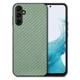 thumbnail image 1 of Case for Samsung Galaxy S24 FE Fiber Texture Case, Slim Thin Protective Cover Skin for Samsung Galaxy S24 FE, with Anti-Slip Strip Sturdy Shockproof Lens Protection Phone Case, Green, 1 of 9