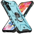 thumbnail image 1 of Case for Samsung Galaxy S24 Heavy Duty Case with Rotated Ring Holder Stand, Magnetic Car Mount, Military Grade Shockproof Rugged Protection Phone Cover for Galaxy S24, Lightblue, 1 of 8