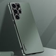 thumbnail image 1 of Case for Samsung Galaxy S24 Plus 2024 New,Decase Ultra Slim Luxury Anti-Scratch Phone Shell Glossy Metal Camera Protection Cover Shockproof Bumper Case,for Galaxy S24 Plus - Deep Green, 1 of 5