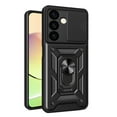 thumbnail image 1 of Case for Samsung Galaxy S24 Plus, Galaxy S24 Plus Phone Case with Slide Camera Cover, Kickstand Heavy Duty Rugged Shockproof Protective Case Cover for Samssung S24 Plus, Black, 1 of 9
