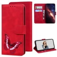 thumbnail image 1 of Case for Samsung Galaxy S24 Plus, Pattern PU Leather Wallet Case Flip Cover Card Slots Magnetic Closure Shockproof Protective Case Compatible with Samsung Galaxy S24 Plus - Red, 1 of 5
