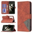 thumbnail image 1 of Case for Samsung Galaxy S24 Plus Wallet Case, Kickstand Flip Cover with Card Holder, Premium PU Leather Magnetic Clasp Folio Case, TPU Shockproof Lens Protection Case for Galaxy S24 Plus, Brown, 1 of 8