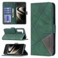 thumbnail image 1 of Case for Samsung Galaxy S24 Plus Wallet Case, Kickstand Flip Cover with Card Holder, Premium PU Leather Magnetic Clasp Folio Case, TPU Shockproof Lens Protection Case for Galaxy S24 Plus, Green, 1 of 8