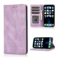 thumbnail image 1 of Case for Samsung Galaxy S24 Ultra Wallet with Credit Card Holder, Strong Magnetic Closure PU Leather Flip Cover with Folio Kickstand Protection Full Body Shockproof Case for Galaxy S24 Ultra, Purple, 1 of 7