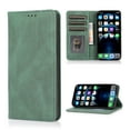 thumbnail image 1 of Case for Samsung Galaxy S24 Wallet with Credit Card Holder, Strong Magnetic Closure PU Leather Flip Cover with Folio Kickstand Protection Full Body Shockproof Case for Galaxy S24, Green, 1 of 7