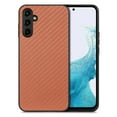 thumbnail image 1 of Case for Samsung Galaxy S25 Fiber Texture Case, Slim Thin Protective Cover Skin for Samsung Galaxy S25, with Anti-Slip Strip Sturdy Shockproof Lens Protection Phone Case, Brown, 1 of 9