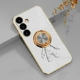 thumbnail image 1 of Case for Samsung Galaxy S25 Plus, Luxury Astronaut Ring Hoder Stand Plating Ultra Slim Support Magnetic Car Mount Drop Protective Phone Case Cover for Samsung Galaxy S25 Plus, White, 1 of 12