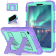 thumbnail image 1 of Case for Samsung Galaxy Tab A11 2025/A9 2023 8.7 inch Model (SM-X110/X115/X130/X135) Contrast Color Multiple Protection Cover With Foldable Stand and Shoulder Strap, 1 of 8