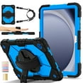 thumbnail image 1 of Case for Samsung Galaxy Tab A11 8.7" 2025 SM-X133 / SM-X135, Rugged Shockproof Case with Crossbody Strap [360° Rotating Hand Strap] & Adjustable Stand, M, 1 of 7