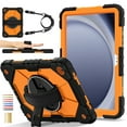 thumbnail image 1 of Case for Samsung Galaxy Tab A11 8.7" 2025 SM-X133 / SM-X135, Rugged Shockproof Case with Crossbody Strap [360° Rotating Hand Strap] & Adjustable Stand, R, 1 of 7