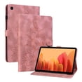 thumbnail image 1 of Case for Samsung Galaxy Tab A7 10.4" 2020 SM-T500 / SM-T505, Flower Pattern PU Leather Multi-Angle Viewing Stand Shockproof Flip Case with Card Slot Magnetic Clasp Pencil Slot Auto Sleep/Wake, Pink, 1 of 11