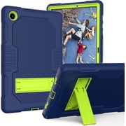Case for Samsung Galaxy Tab A8 or Tablet Model SM-X200/X205/X207, Slim Duty Drop Proof Shockproof Protective Cover with Stand Pencil Holder for Samsung Galaxy Tab A8 10.5 inch 2022 Navy Green