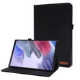 thumbnail image 1 of Case for Samsung Galaxy Tab A9 Plus 11.0" 2023, Cloth Texture Business Tablet Cover with Multi-Angle Flip Stand & Card Holder, Auto Wake/Sleep Full Protective Case for Galaxy Tab A9+ 11.0" 2023, Black, 1 of 6