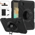 thumbnail image 1 of Case for Samsung Galaxy Tab A9 Plus 11.0" (2023), Military Grade Triple-Layers Drop Protection Tablet Case with Rotation Kickstand & Adjustable Hand Strap & Shoulder Strap & Pencil Holder, Black, 1 of 1