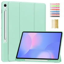 Case for Samsung Galaxy Tab S10 FE Plus 13.1" 2025, Folding Folio Ultra-Thin Smart PU Leather Tri-Fold Stand Stand Case Cover with Stylus Holder for Samsung Galaxy Tab S10 FE Plus 13.1" 2025, Mint