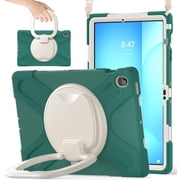 Case for Samsung Galaxy Tab S10 FE+ Plus 13.1 Inch 2025 Model X620/X626B,Rugged Silicone Cover with Handle Grip, 360 Kickstand, Strap & S Pen Holder