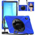 thumbnail image 1 of Case for Samsung Galaxy Tab S10 FE+ Plus 13.1 Inch 2025 Model (X620/X626B),Shockproof Protective Kids Case with Pencil Holder, 360 Rotating Hand Strap & Stand, Shoulder Strap, 1 of 9