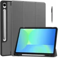 thumbnail image 1 of Case for Samsung Galaxy Tab S10 Lite / S10 FE / S9 FE 10.9 Inch, Slim Smart Cover Lightweight Hard Shell Protective Cover with Multi-Angle Stand, Universal Stylus Pen, 1 of 7