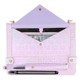 thumbnail image 1 of Case for Samsung Galaxy Tab S10+ Plus 2024/S9 FE+ Plus/S9+ Plus/S7 FE 5G/S7 Plus/S8 Plus, Folio Stand PU Leather Crossbody with Pencil Holder+Card Slots Wallet Case with Shoulder Strap, Purple, 1 of 9