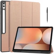Case for Samsung Galaxy Tab S10 Ultra 2024/ S9 Ultra 2023/ S8 Ultra 2022 14.6 Inch, Slim Smart Stand Cover Protective Cover with Pencil Holder, Stand, Universal Stylus Pen