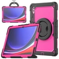 thumbnail image 1 of Case for Samsung Galaxy Tab S10 Ultra 2024/ S9 Ultra/ S8 Ultra 14.6 inch, 360 Rotating Stand Handle Pencil Holder Shoulder Strap Heavy Duty Shockproof Cover, Rose PC, 1 of 7