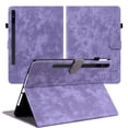 thumbnail image 1 of Case for Samsung Galaxy Tab S8 11 inch 2022 (SM-X700/SM-X706)/S7 2020 (SM-T870/T875) with S-Pen Holder, Multiple Angle Kickstand Business Cover, Slim Magnetic Card Slots Tablet Case,Purple, 1 of 6
