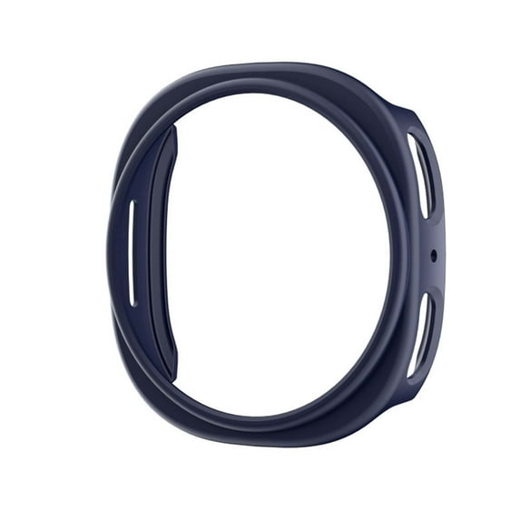 Case for Samsung Galaxy Watch 8 44mm, Hollowed-out Hard PC Material Protective Bumper Cover Compatible with Samsung Galaxy Watch 8 44mm, Anti-Scratch Lightweight, Darkblue