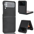 thumbnail image 1 of Case for Samsung Galaxy Z Flip 3, Carbon Fiber Leather Soft TPU Shockproof Drop Resistant Anti-Scratches Slim Folding Cover for Samsung Galaxy Z Flip 3,Black, 1 of 6