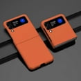 thumbnail image 1 of Case for Samsung Galaxy Z Flip 3, Soft Silicone Shockproof Drop Resistant Anti-Yellowing Case, Slim Lightweight Folding Screen Skin-Friendly Phone Cover for Samsung Galaxy Z Flip 3 6.7 Inch,Orange, 1 of 10