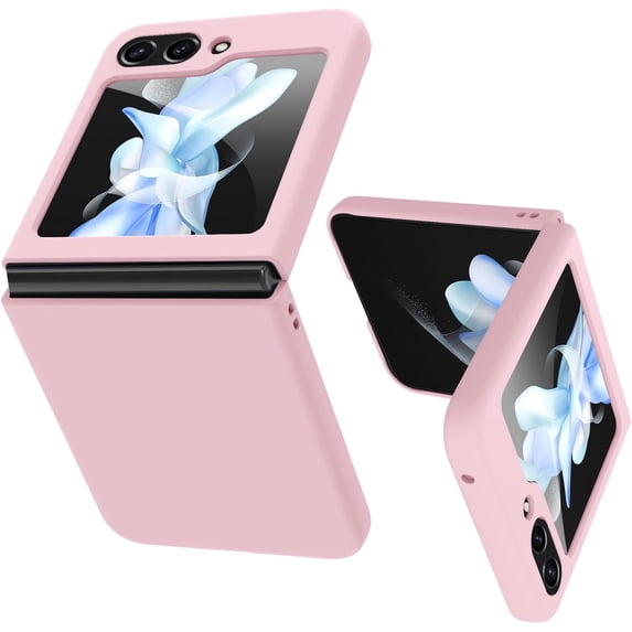 Case for Samsung Galaxy Z Flip 5 5G 2023, Slim Fit Z Flip 5 Case for Women Girls, Ultra Thin Hard PC Back Anti-Scratch Full Protection Protective Cover for Galaxy Z Flip 5 2023 (Pink)