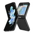 thumbnail image 1 of Case for Samsung Galaxy Z Flip 5 Lychee Pattern PU Leather Folding Cover, Rugged PC Bumper Shockproof Lens Protection Anti-Scratches Slim Case for Samsung Galaxy Z Flip 5,Black, 1 of 14