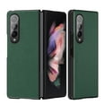 thumbnail image 1 of Case for Samsung Galaxy Z Fold 3 5G 2021, Allytech Premium Slim Lightweight Lychee PU Leather Full Protection All-Inclusive Women Men Case for Galaxy Z Fold3 2021 Release, Green, 1 of 2